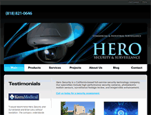 Tablet Screenshot of herocctv.com